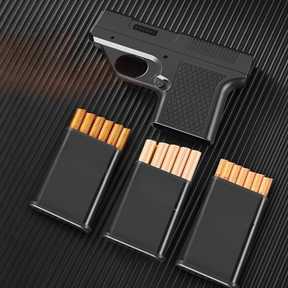 SafeShot – Isqueiro 2 em 1 com Porta-Cigarros